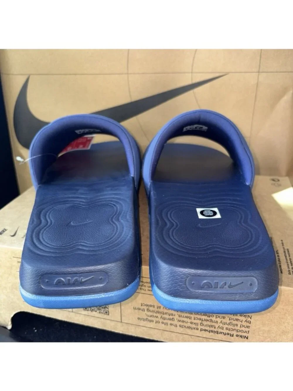 NEW Nike Men's Air Max Cirro Slides 'Midnight Navy' DC1460-401 Size 13